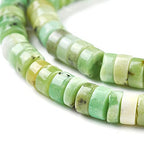 Cheriswelry 2 Strand 6mm Green Natural Australia Jade Stone Beads Rondelle Gemstone Loose Spacer Abacus Beads Charms for DIY Craft Earring Bracelet Necklace Jewelry Making 136pcs/strand - color: Green Natural Australia Jade