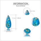 5 Pieces Natural Teardrop Imperial Jasper Pendant,Gemstone Charms for DIY Jewelry Making Necklaces, Bracelets, Earrings - color: Teardrop Imperial Jasper Pendant-c