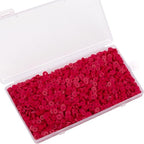 2000Pcs White Clay Beads Polymer Clay Spacer Beads Flat Beads 6mm Round Heishi Vinyl Beads for DIY Craft Gift Adults Bracelets Necklace Jewelry Making Earring Accessories (Red) - color: Red