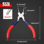Round Nose Pliers Wire Jewelry Making Tools Micro Round Pliers With Spring For Jewelry Repair Wire Wrapping Beading And Crafts - style: Round Nose Pliers