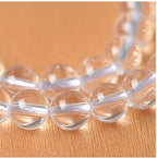 70pcs Adabele Lab Created Clear Crystal White Quartz Gemstone 10mm Round Beads Gem Stone Spacer for DIY Craft Jewelry Making GS17-10 - color: Clear Crystal Quartz (Lab Created), size: 10mm (70pcs/2 strands)