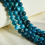 100pcs 6mm Apatite Beads Natural Gemstone Beads Round Loose Beads for Crafting and Jewelry Making - color: Apatite, size: 6mm