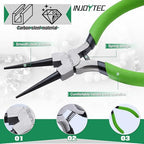 5 Inch Mini Round Nose Pliers Wire Bending Small Wire Looping Pliers For Wire Wrapping Jump Rings Making Jewelry Making Supplies Diy Crafts - style: Round Nose Pliers