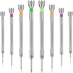 Chumia 8 Pieces Precision Watch Screwdriver Set, 1.4-2.0 mm Micro Jewelers Repair Screwdriver Set for Eyeglasses Jewelry Work, Electronics Repair(Flathead, Phillips) - size: 1.4-2.0 mm, style: Flathead, Phillips