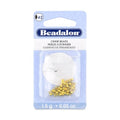 Beadalon Crimp Beads, Size #2, Gold Color, 1.5 g, Approx. 45 pc - color: Gold, size: Size #2, 45 pc