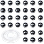 4mm 200pcs Natural Stone Round Beads Black Hematite Genuine Stone Beading Loose Gemstone DIY Charm Smooth Beads for Bracelets Necklaces Earrings Hole Size 1mm (Black Hematite 4mm) - color: Black Hematite, size: 4mm