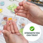The Beadsmith Flex-Rite Beading Wire - 49-Strand Nylon-Coated Stainless-Steel Wire, 0.014" (0.35 mm) Dia, Montana, 30 ft Spool, Durable Necklace & Bracelet String, for Jewelry Making Supplies - color: Montana, size: .014” Dia - 30 ft