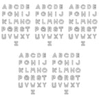 AUEAR, 130 Pack Silver A-Z 8mm Full Rhinestone Slide Crystal Alphabet Letter Charm Alloy for Bracelets Necklace Wristbands DIY Jewelry Making - color: Silver, size: 130 Pack