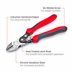 Crescent 8" Pro Series Diagonal Compound Action Dual Material Cutting Pliers - PS5429C - style: Diagonal