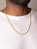 925 Sterling Silver Box Chain Lobster Clasp 2/3/4/5mm Necklace for Women Mens Box Chain Silver/14K Gold Plated Plated Necklace Chain Diamond Cut 16-30 Inches - color: Gold, size: 22, style: 3mm Box Chain