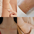 Crisjanggo 32.8 Feet 14K Gold Plated Brass Chains for Jewelry Making Chains Roll with Jump Rings and Lobster Clasps Gold Heart Shaped Jewelry DIY Craft Chains - color: Heart Gold