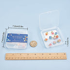 SUNNYCLUE 1 Box 10Pcs 5 Styles Dried Flower Charms Transparent Clear Epoxy Resin Pendants with Brass Hole 1.2mm Glass Micro Beads for DIY Earrings Bracelet Necklace Jewelry Accessories Gift Supplies