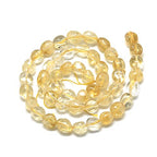30-45Pcs/Strand Natural Citrine Beads 15.7" Irregular Nuggets Stone Beads 8-15mm Gemstones Loose Spacer Bead for DIY Bracelet Necklace Jewelry Making Crafting - color: Citrine