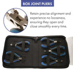 The Beadsmith Ergonomic Plier Set – 5-Piece Kit: Chain Nose, Round Nose, Flat Nose, Bent Chain Nose & Semi-Flush Side Cutter – Extra-Fine Tips, Comfortable Ergonomic Grip & Double-Leaf Springs - style: 5 Piece Kit