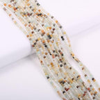 155pcs 2mm Natural Amazonite Stone Loose Round Beads Gemstone Smooth Samll Spacer Beads for jewerly Making Bracelet Necklace - color: Amazonite, size: 2 mm
