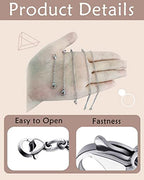 OHINGLT Necklace Extender 10Pcs Chain Extenders for Necklaces Bracelet, Silver Plated Stainless Steel Extension Chain for Women Jewelry Making - color: Necklace Extender 10Pcs Siver