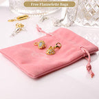 Aiskaer 12 Pcs Gold and Silver Rhinestone Ball Style Magnetic Lobster Clasp for Jewellery Necklace Bracelet