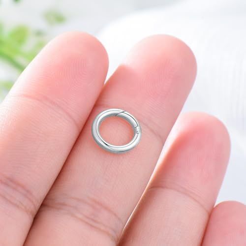 14K Gold Jewelry Clasp Necklace Extender Clasp Bracelet Extension Connector for DIY Necklace Bracelet Anklet Jewelry Making (Style 4-White) - size: Style 4-White