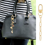 Hzopcw 20pcs Gold Keychain Making Kit, Key Ring Swivel Snap Hook Chains, Extender Keychain Bag Charm Kits for DIY Crafts Jewelry Making Handbag Purses- B Style - color: Gold-20pcs-B Style