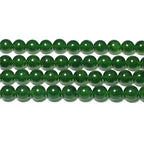 MJDCB Stone Beads 10mm 35pcs Round Blackish Green Jade Loose Gemstone Bead Charms for Jewelry Making Bracelet Necklace Earring Pendant - color: Blackish Green Jade, size: 10mm