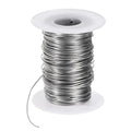 M METERXITY 18 Gauge Stainless Steel Craft Wire, 1.0mm 131 ft Bendable Floral Snare Wire for Jewelry Making/Sculpting/Armature Crafting/Floral Bonsai/DIY Crafts - size: 18 Gauge x 131 ft
