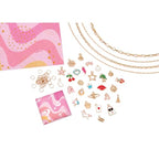 Make It Real: Handful of Charm - 70 pc DIY Jewelry Set, 4 Chain Lengths, Design & Create, Charm Necklace & Bracelet Craft Kit, Girls & Kids Age 8+