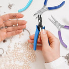 6 PcsJewelry Pliers Set, Include Needle Round Bent Nose Zipper Wire Cutter Looper Jewelry Pliersset, Wire Wrapping Tools for Jewelry Making Repair DIY Arts and Crafting, Jewelers Pliers Set - style: 6pcs-Mixed Color