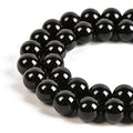 60pcs 6mm Natural Black Onyx Gemstone Round Spacer Loose Stone Beads for Jewelry Making 15.5" 1 Strand (Black Onyx, 6mm 60Beads) - color: Black Onyx, size: 6mm 60Beads