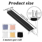 Jewelry Bead Knotting Tool Kit with Silk Thread, Knot Tying Kit Create Secure Knots for Necklace Bracelet Jewelry Making Stringing DIY Beading Tools