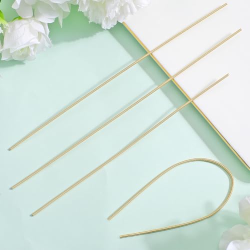 Beebeecraft 1 Box 3.28FT French Gimp Wire 18K Gold Plated Brass Copper Bullion Wire for Jewellery Making Embroidery (2mm) - size: 200x2mm
