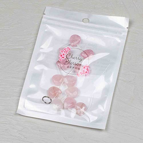 Cherry Blossom Beads Rose Quartz Beads 12x15mm Faceted Top-Drilled Teardrop - 12 pcs/ 8 Inch Strand - color: Rose Quartz
