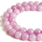 100pcs 6mm Kunzite Beads Natural Gemstone Beads Round Loose Beads for Jewelry Making - color: Kunzite, size: 6mm