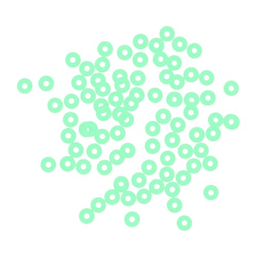 Mandala Crafts Mint Green Heishi Beads 4mm – 6000 Flat Polymer Disc Clay Beads for Adult Jewelry Making Spacer Beads, Bracelets, Necklaces, and Earrings - color: Mint Green, size: 4mm 6000 PCs