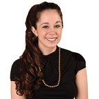 Party Beads - Small Round - size: 48-Pack, style: Orange (12-Pack)