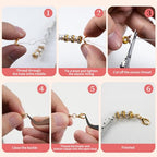 Lynnmos Clay Beads Bracelet Making Kit - 15000 Pcs, 6mm Heishi Disc Beads - DIY Jewelry Making Kit with 2 Boxes, Charms, and Gift Pack for Creative Designs and Crafting Fun - color: Multicolor Deluxe