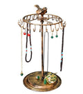 Bird Rotating Necklace Holder Bracelet Stand/Jewelry Organizer/Jewelry Tree,Bronze - color: Bronze