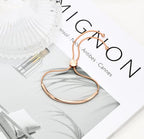 WOWORAMA Adjustable Slider Bracelets for Women Bar Friendship Bangle Bracelet for Women Gold/White Gold/Rose Gold Bolo Bracelet - color: Twist Bar-Rose Gold