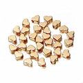 100 Pieces Gold Heart Shape Spacer Beads Small Hole Spacer Beads Metal Loose Beads for Making Bracelet Necklace Earring Accessories DIY Handmade Craft - color: Gold