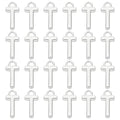 PATIKIL Letter Charm, 50pcs Alphabet Initial Pendant Charm Bulk DIY for Jewelry Making Bracelets Earrings Necklace - style: T