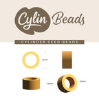 John Bead 25g Cylin Beads Sky Glow in Dark AB 11/0 Glass Cylindrical Seed Beads for Jewelry Bracelets Necklaces Earrings Making Embroidery - color: Sky Glow in Dark AB