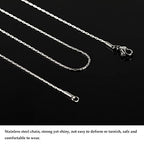 UMAOKANG 12 Pack Thin Chain Necklace for Jewelry Making, Silver Stainless Steel Flexible Snake Chains Bulk DIY Jewelry Supplies (16 Inches) - color: Silver, size: 16 Inch