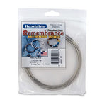 Beadalon Remembrance Stainless Steel Memory Wire, Round, Necklace, Bright, 1 oz, Approx. 36 coils - size: Necklace, style: 1 oz, approx. 36 coils