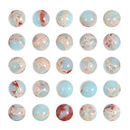 Blue Imperial Jasper Beads for Jewelry Making Stone Bead Bracelets Chakra Round Gemstone Beads Bulk, 45pcs 8mm Jasper Stone - color: Blue Imperial Jasper, size: 8mm