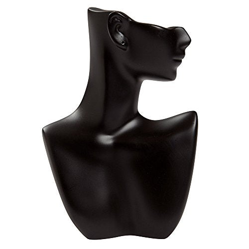 SSWBasics Small Side Profile Black Earring/Necklace Display - Case of 3