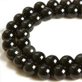100pcs 6mm Black Obsidian Beads Natural Gemstone Beads Round Loose Beads for Crafting and Jewelry Making - color: Black Obsidian, size: 6mm