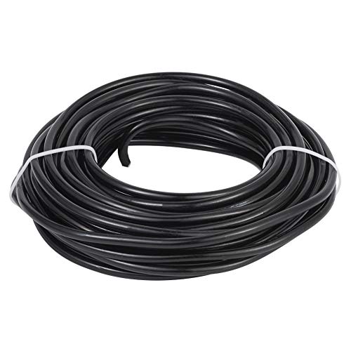 Fashewelry 32.8 Feet 5mm Black Aluminum Wire Bendable Metal Craft Wire for Beading Sculpting Jewelry Making - color: Round-Black, size: 5mm