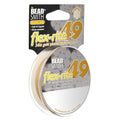 The Beadsmith Flex-Rite Beading Wire - 49-Strand Nylon-Coated Stainless-Steel Wire, 0.018" (0.45 mm) Dia, 24k Gold-Plated, 10 ft Spool, Durable Necklace & Bracelet String, for Jewelry Making Supplies - color: 24k Gold-Plated, size: .018” Dia - 10 Ft