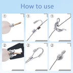 2700 Pieces Crimp Beads Supplies for Jewelry Making,Knot Covers, Crimp Tubes and Wire Guardians with Crimping Pliers for DIY Jewelry Bracelets Necklaces Making