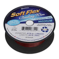 Soft Flex 49 Strand Beading Wire - Medium 0.19 Diameter - 30 Feet Nylon Design Wire - style: Garnet