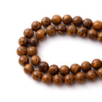 6mm 60pcs DIY Natural Golden Pietersite Stone Beads Round Healing Crystal Gemstone Loose Beads for Jewelry Making Handmade Bracelet Necklace - color: Golden Pietersite, size: 6mm